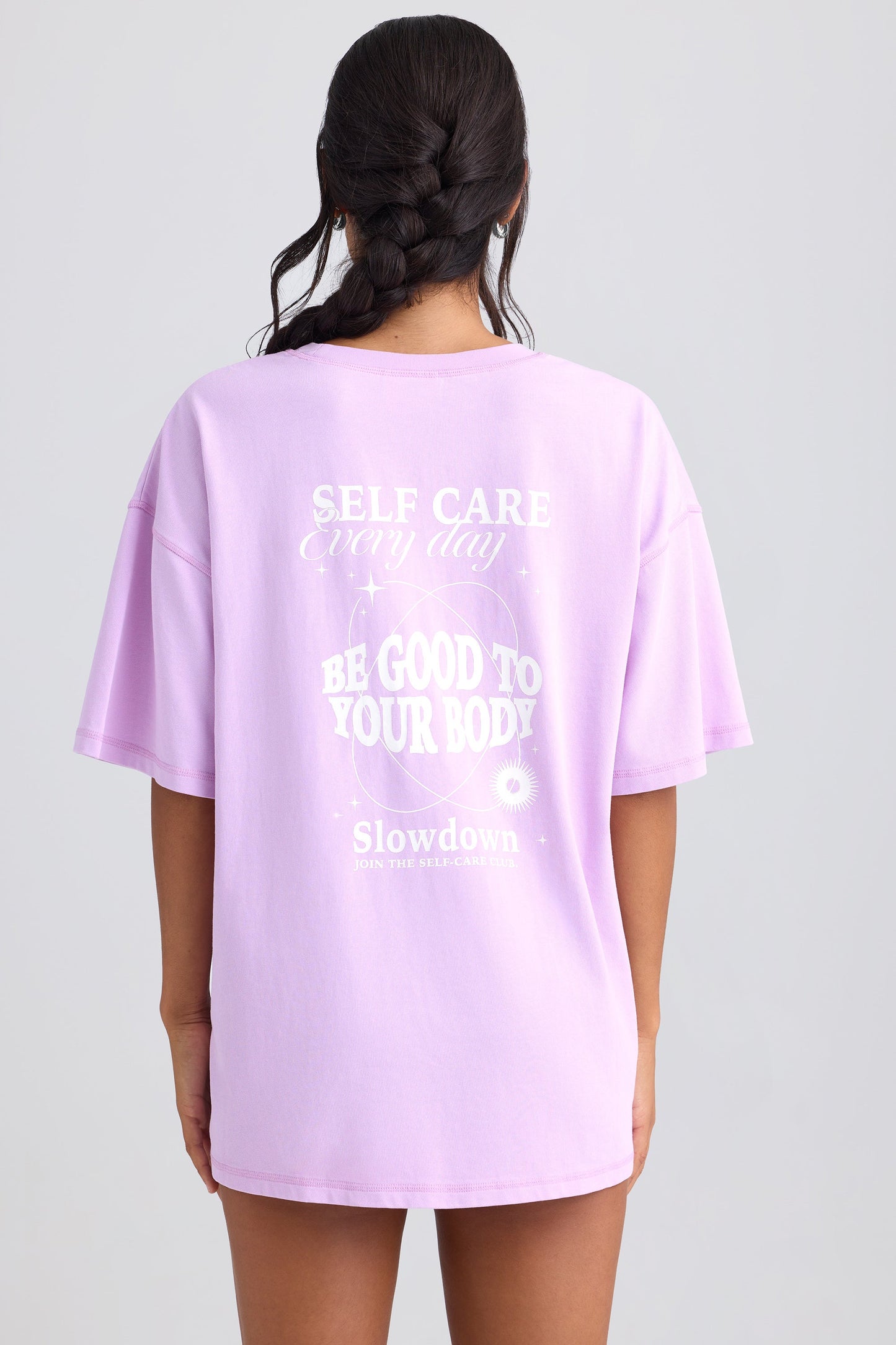 Violet Pink Oversized T-Shirt