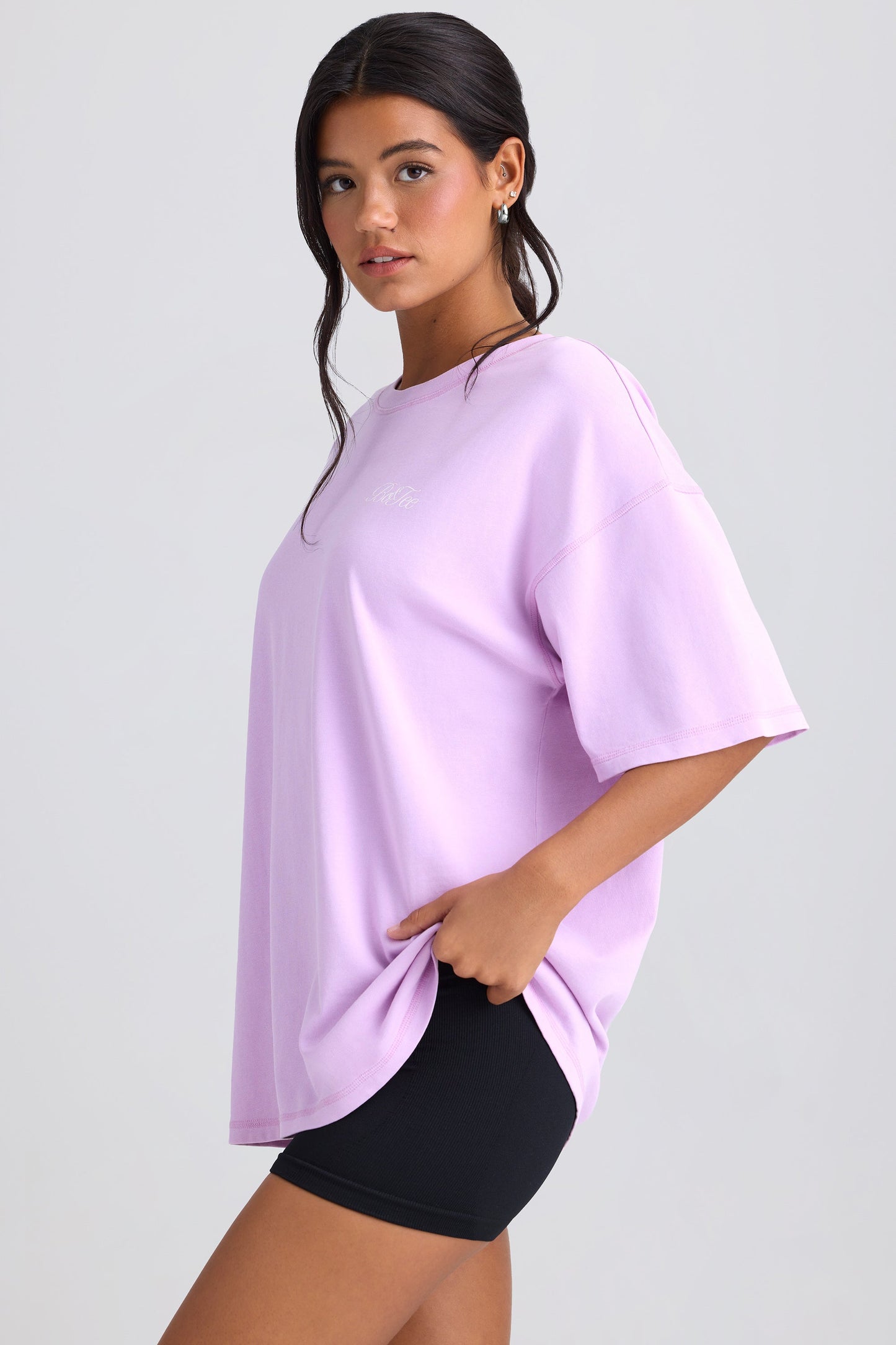 Violet Pink Oversized T-Shirt