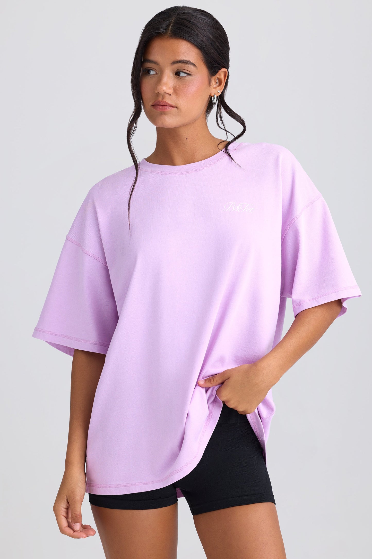 Violet Pink Oversized T-Shirt