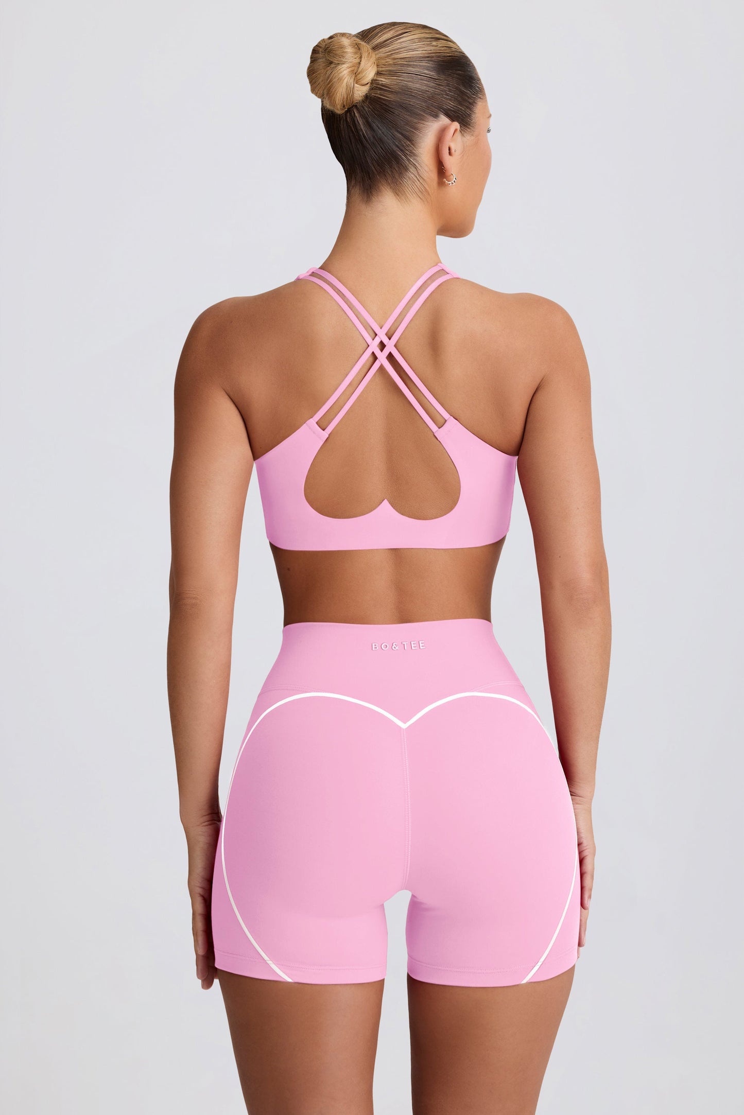 Baby Pink Active Mini Shorts