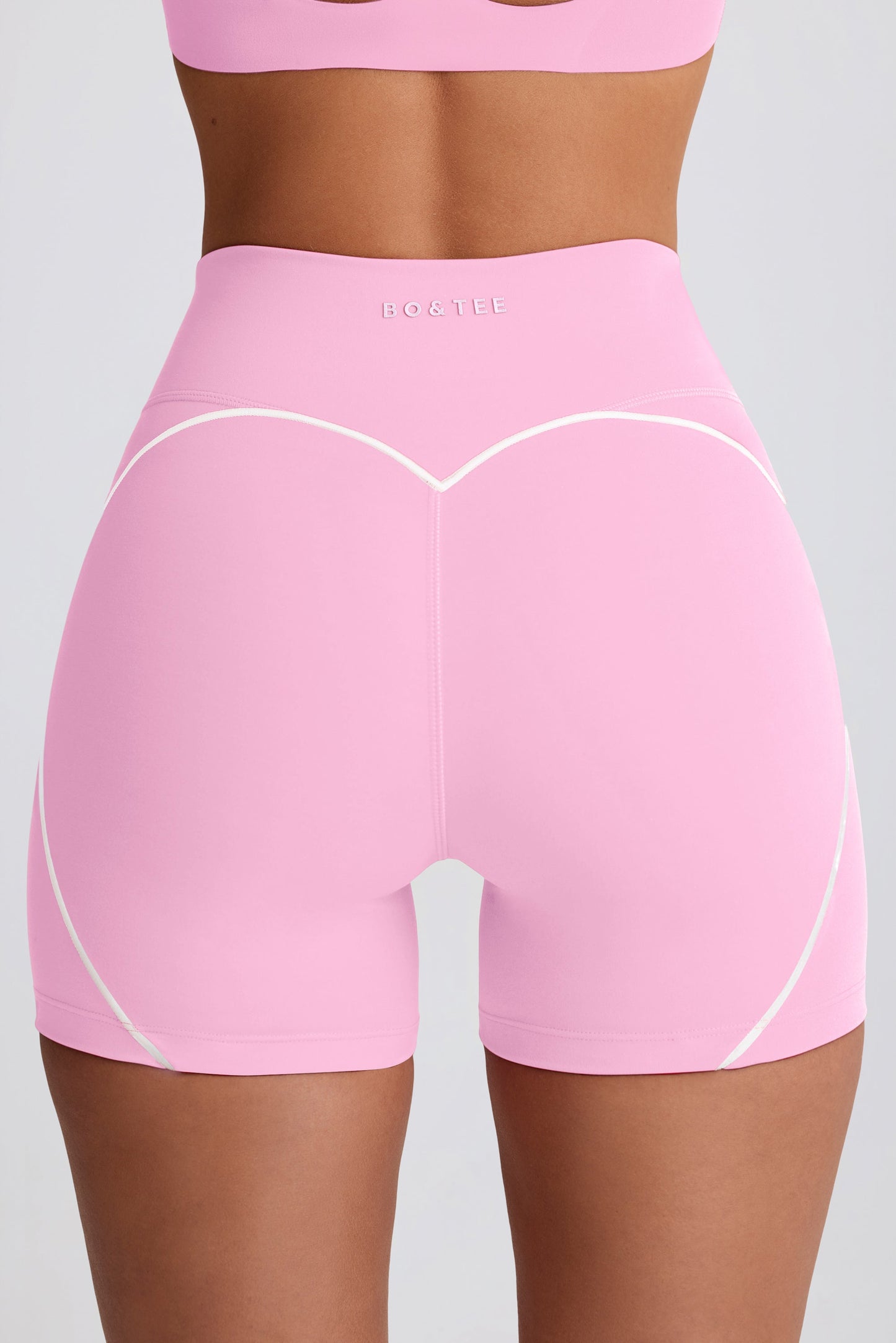 Baby Pink Active Mini Shorts