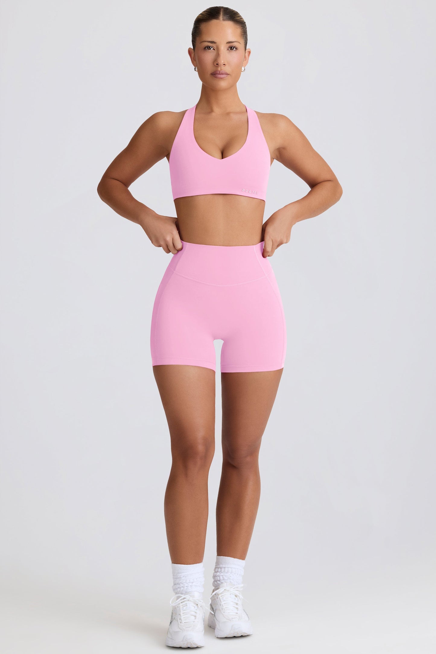 Baby Pink Active Mini Shorts